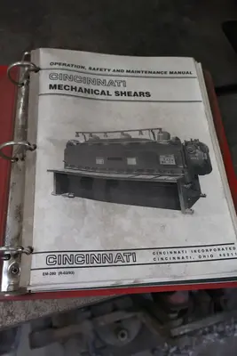 Used 1966 CINCINNATI INC 1812 Power Squaring Shears (Inch) Oregon US | MD Equipment Services LLC #1336077