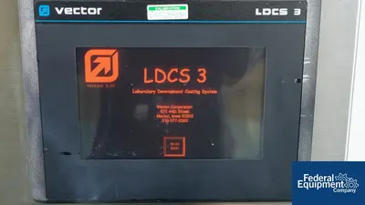 USED Vector Vector Coating Pan, Model LDCS3, S/S