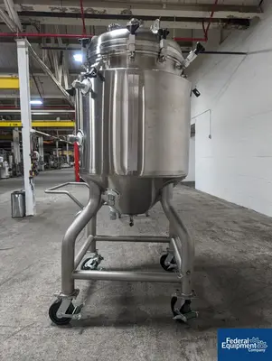 USED A&M Process 500 Liter A&B Process Receiver Tank, 316 S/S, 44/150#