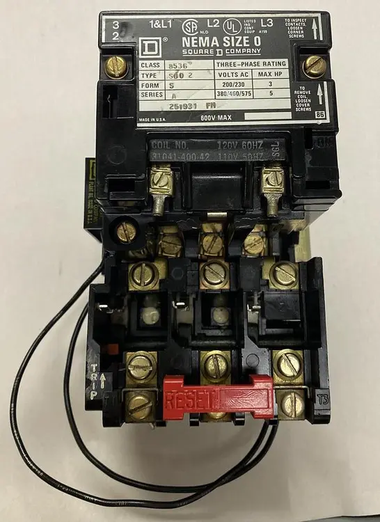 Used SQUARE D 8536SB02 Starters | Surplus Asset Holdings #1204676