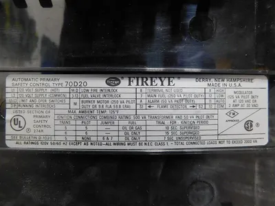 USED FIREYE 70D20