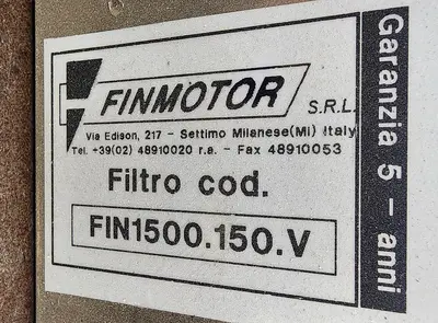 USED FINMOTOR FIN1500.150.V