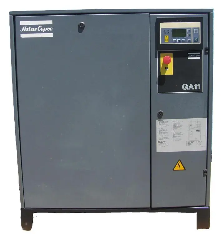 Used ATLAS COPCO GA11 Rotary Screw & Sliding Vane Air Compressors California US | Bay Line Tool #1314903