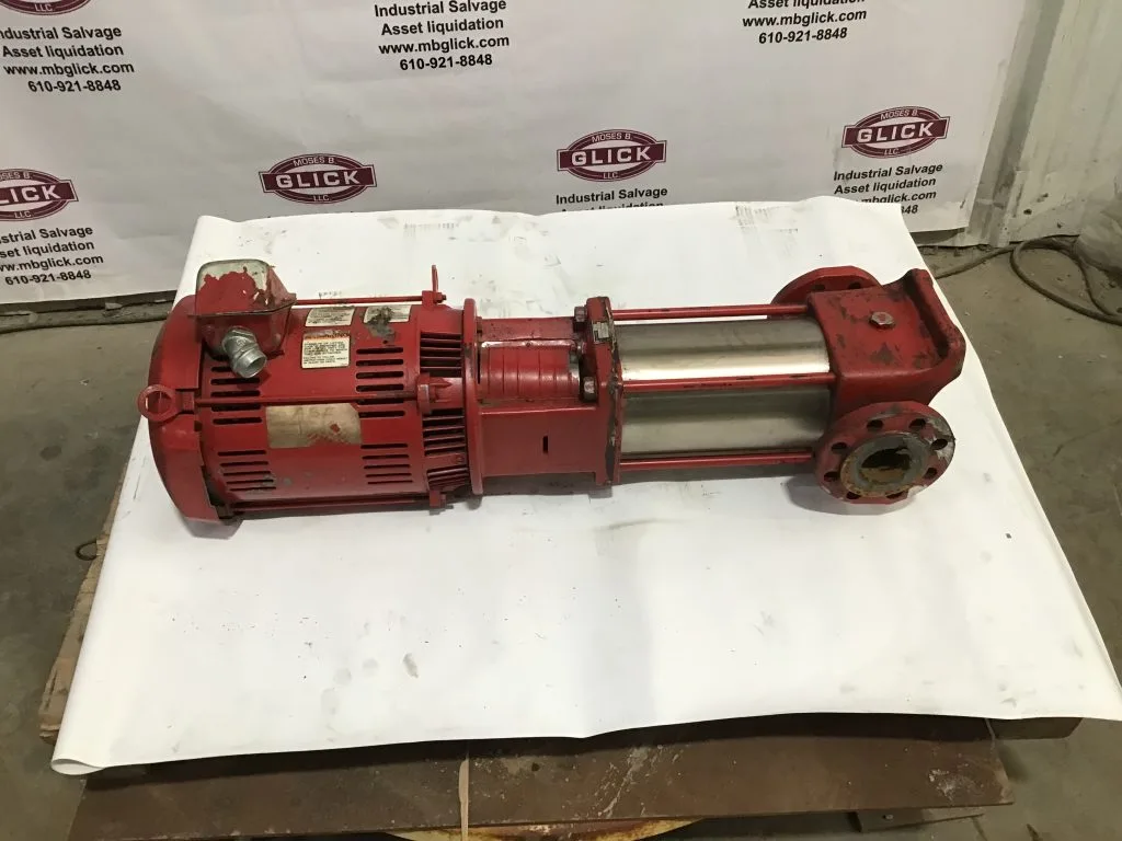 Bell Gosset 166-5 1BB136 Multistage Centrifugal Pump 10 Hp