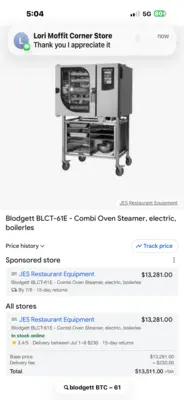 Used _UNKNOWN_ _UNKNOWN_ Steam Cooking Equipment Pennsylvania US | MS Restaurant and Equipment Sales #1278515