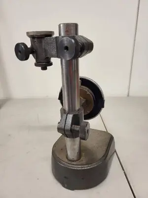 Tumico Dial Indicator Stand with Tubular Micrometer Co. Gauge