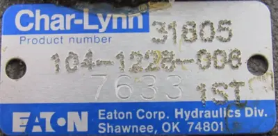 NEW CHAR LYNN 104-1228-006 HYDRAULIC PUMP 1041228006