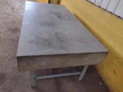 8' X 4' X 10" CHALLENGE PRECISION LAYOUT INSPECTION GRANITE TABLE: STOCK #23807