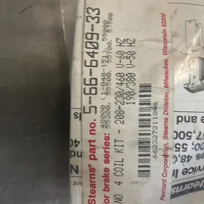 New | in-Stock STEARNS 5-66-6409-33 Miscellaneous Equipment (Electrical & Power) Ohio US | Surplus Asset Holdings #1485637