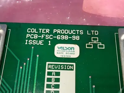 NEW COLTER PRODUCTS LTD PCBFSC69898