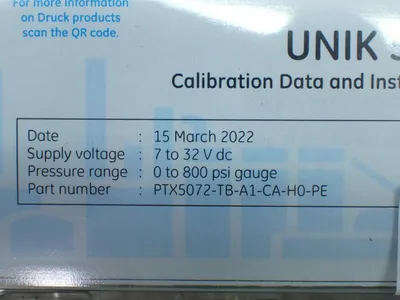 New | in-Stock GE PTX5072TBA1CAH0PE80 Pressure Transmitters Ohio US | HGR 24 #755751