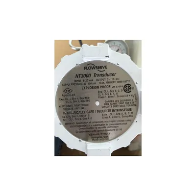 USED 1" FLOWSERVE AIR ACTUATED GLOBE VALVE