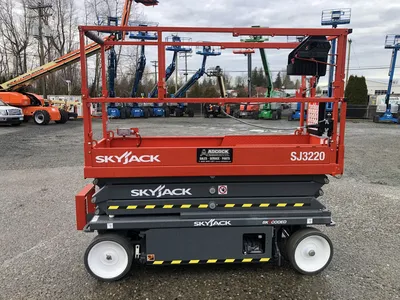 New | in-Stock 2026 SKYJACK SJ3220 E ELECTRIC SCISSOR LIFT Scissor Lifters Alberta CA | Adcock Equipment #1417649