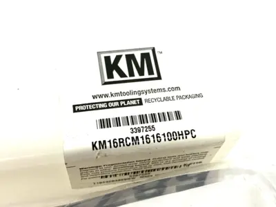 NEW KENNAMETAL KM-CM-HPC KM MICRO™ CLAMPING UNIT SQUARE SHANK KM16RCM1616100HPC