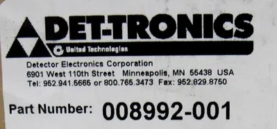 NEW DET-TRONICS 008992-001 X5200S ULTRAVIOLET FLAME DETECTOR 008992001