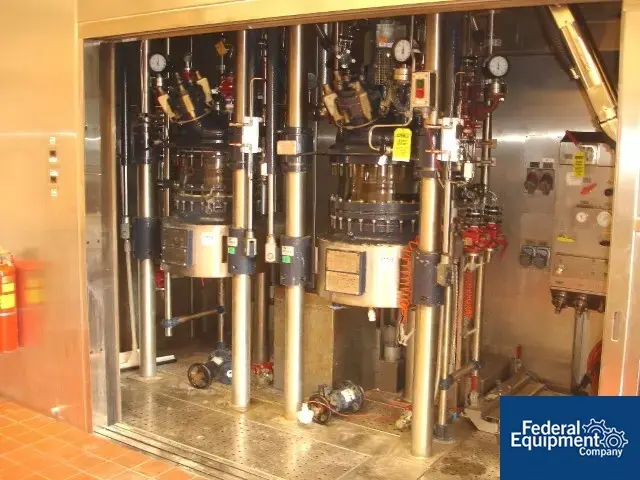 Used R&M Italia 70 Liter R & M Italia Glass Lined Reactor Set Reactors Ohio US | Federal Equipment Company #129248