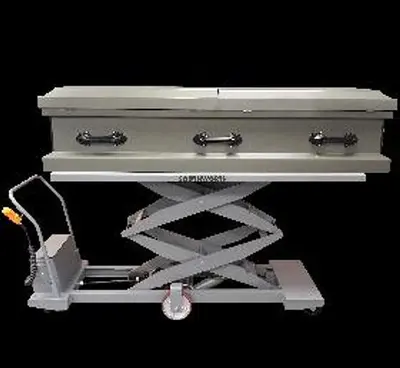 Portable DC Powered Mortuary Lift