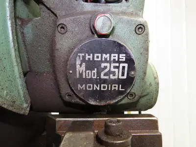 Thomas 250 Manual Cold Cut Metal Saw 10" Circular Cutoff Miter 45° 480V 3Ph