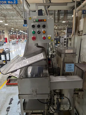 (2) Visual Inspection Tables W/ (2) Touchscreen Modules & (2) Acer Monitors