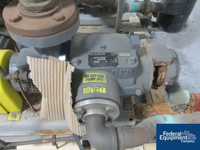USED Nash Nash Vacuum Pump System, Model SC 2/7, C/S, 200 CFM, 10 HP, (2)