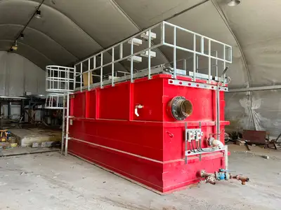 Water Treatment System w/ Clarifiers, Sand Filters, & Disc Filter