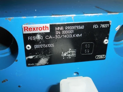 Bosch Rexroth AG FES 50 CA-30/1400LK4M R900979360 Proportional Throttle Valve [New]