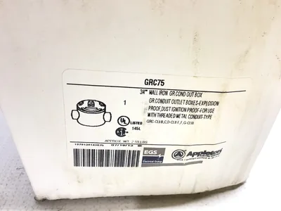 Appleton Electric GRC75 Electrical Conduit Outlet Iron Body 3/4″ Type C