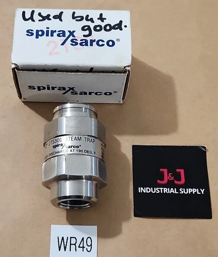 Used Spirax Sarco DTS300 Valves/Fittings Indiana US | J&J Industrial Supply #516487