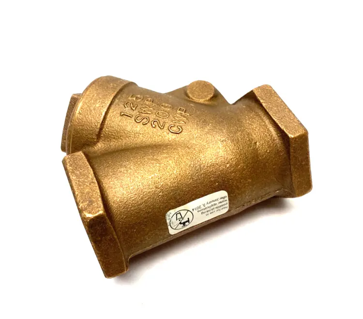 Used NIBCO SWING CHECK VALVE 1-1/2" BRONZE BODY Valves/Fittings | Maverick Industrial Sales #1110209