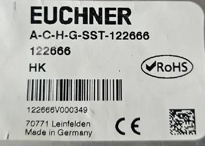 Used EUCHNER A-C-H-G-SSS-157696 Relays & Switches South Carolina US | Palmetto Automation #1159146