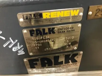 Falk 1080FC3A 159.3 Ratio Gear Reducer (Rebuilt)
