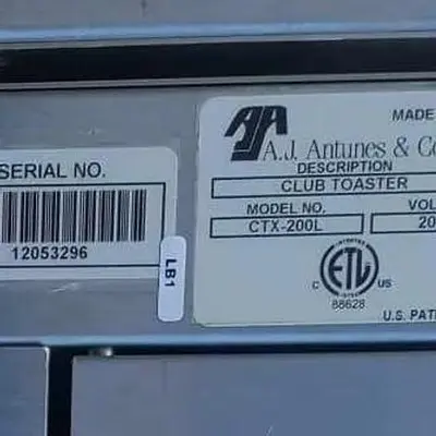USED A.J. ATUNES & COMPANY CTX-200L