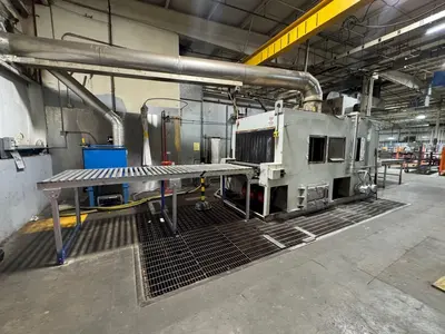 40" x 40" CINCINNATI 3-STAGE HEATED WASHER & PARTS DEGREASER: YOBRO #24765