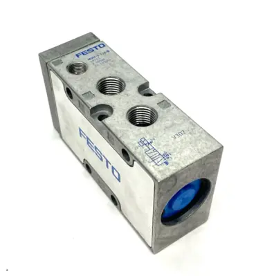 New | in-Stock Festo Solenoid Valve 5/2-way Monostable 19701 COIL REMOVED Solenoid Valves Michigan US | Maverick Industrial Sales #1400694