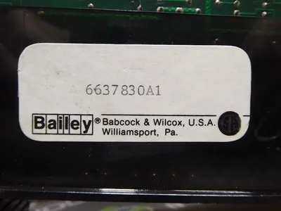 Bailey Controls 6637830A1 Bus Monitor Module Used