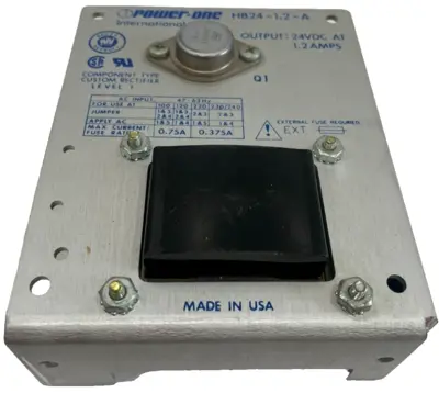 NEW POWER ONE HB24-1.2-A POWER SUPPLY 24VDC 1.2AMPS HB2412A