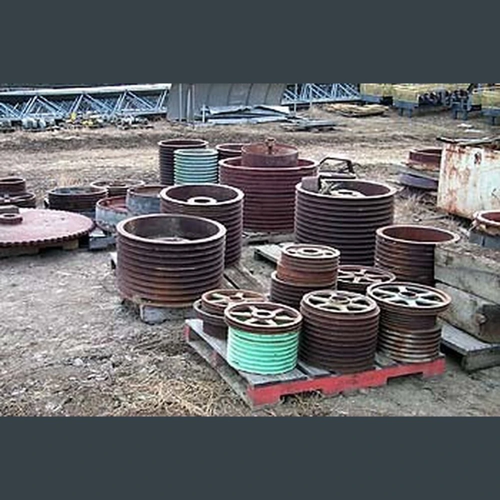 Single and multi groove sheaves, pulleys, and bushings.  Many sizes available