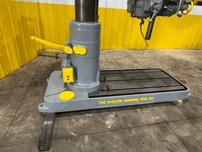 4' ARM x 9" CARLTON MODEL #1A POWER RADIAL ARM DRILL: YOBRO #24007