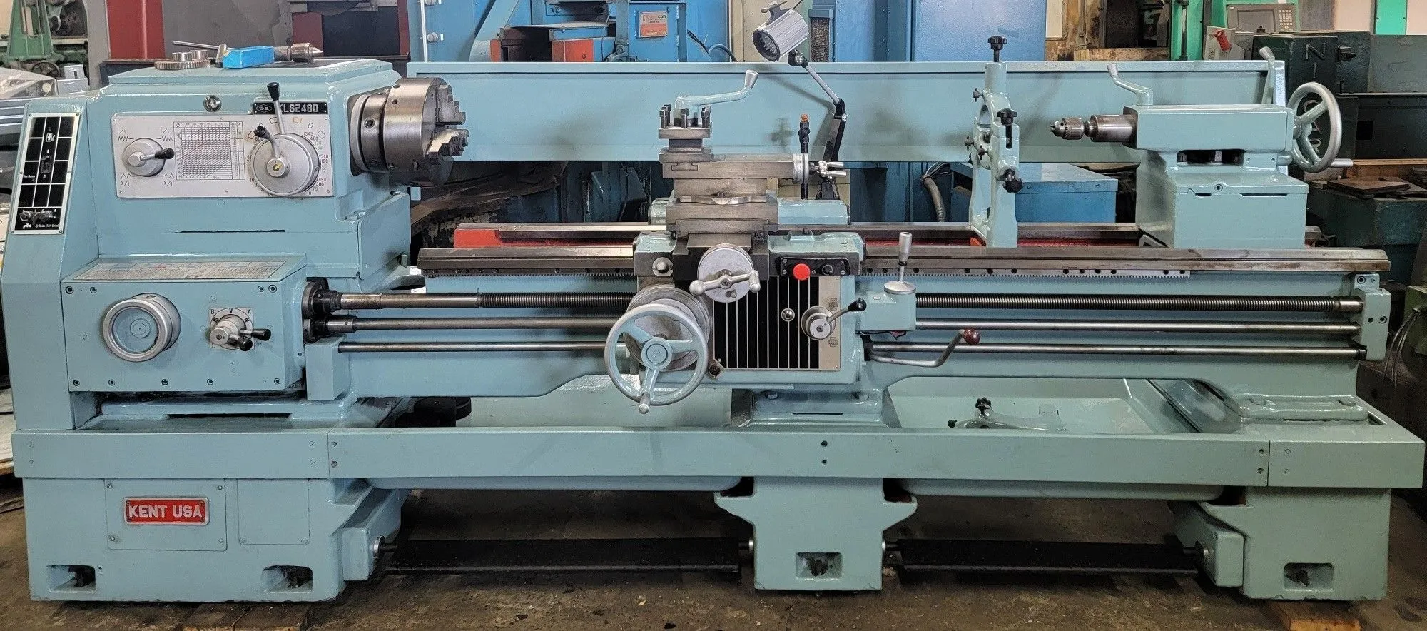 KENT 24" SWING X 80" CENTER LATHE