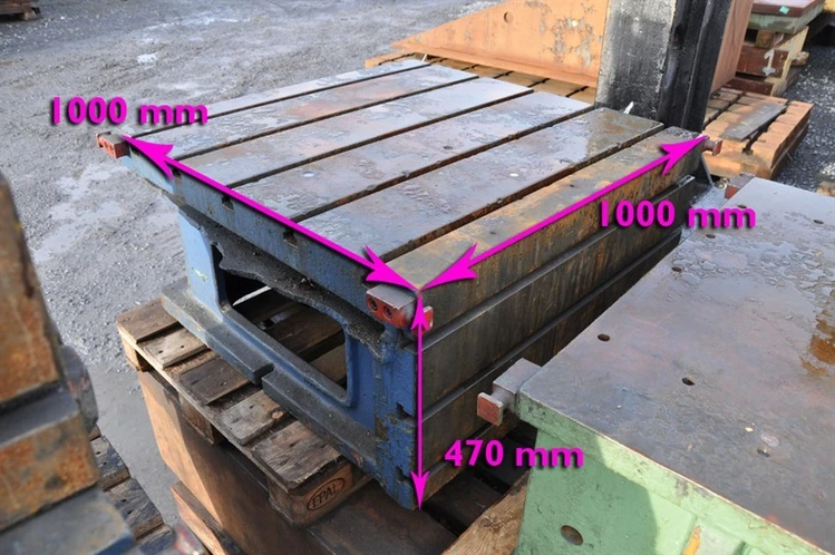 Used CLAMPING BLOC 1000 X 1000 X 470 MM Angle Plates BE | Apt International N.V #366385