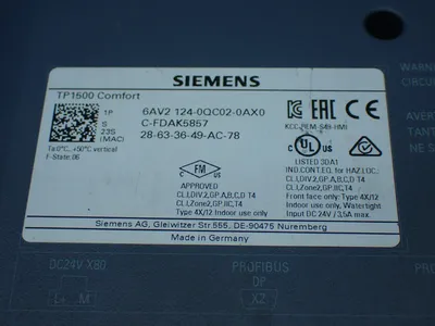 USED SIEMENS 6AV2 1240QC020AX0