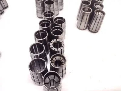 69 Pieces | Assorted CNC Spring Collets LOT OF 69 - Used