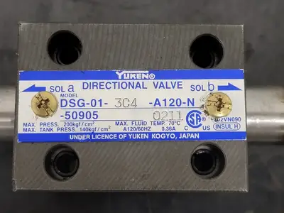 USED YUKEN DSG-01-3C4-A120N-50905
