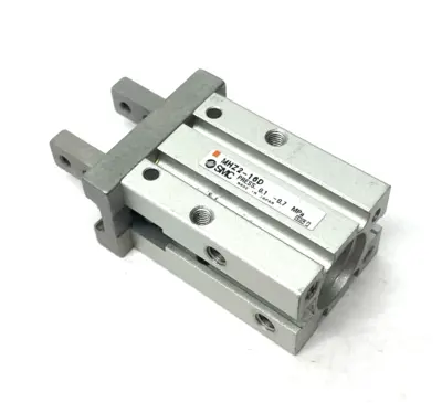 USED SMC 2-FINGER PARALLEL GRIPPER, DOUBLE ACTING, 16MM BORE