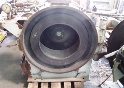 Krauss-Maffei HZ 63 peeler centrifuge, rubber-lined.
