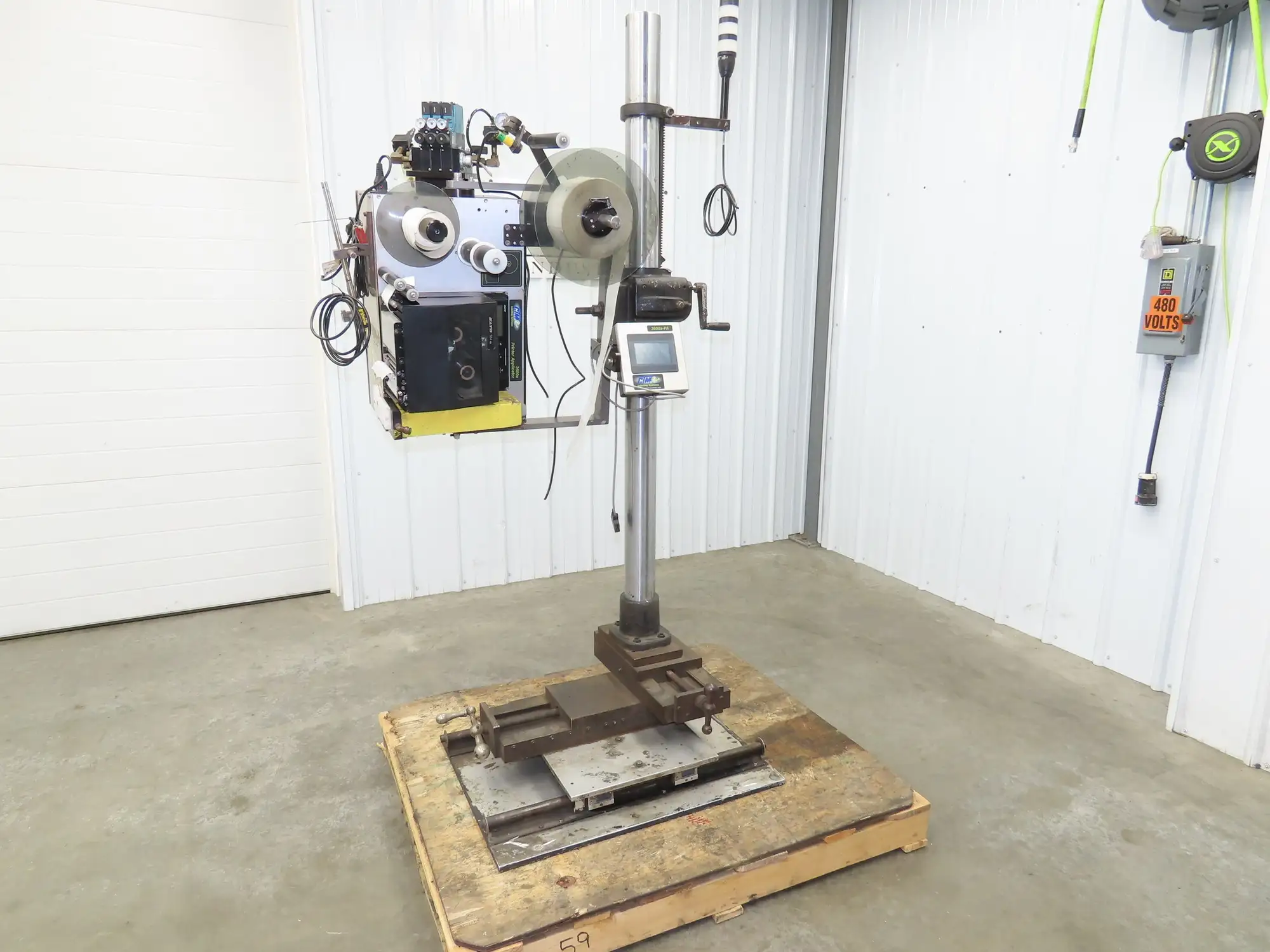 CTM 3600A-S84-EX High Speed Label Applicator SATO Thermal Printer Slide Stand
