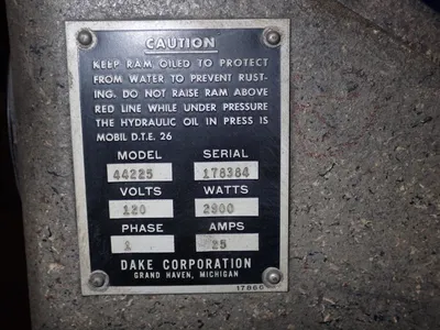 Used DAKE 44225 Molding Presses Ohio US | HGR 24 #1147682