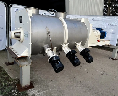 1,300L S/S Lodige Plough Shear Mixer Type FKM-2000-DSZ 55kw