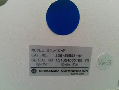 Shimadzu SIL-10 VP HPLC Auto Injector, Liquid Chromographer, UV-VIS System