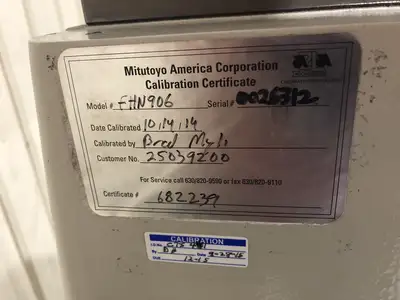 Used Mitutoyo FHN906 Coordinate Measuring Machines Michigan US | Maverick Industrial Sales #1398032